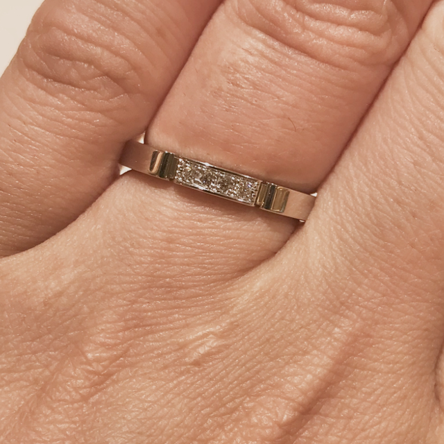 【カルティエ(Cartier)の口コミ】 他にはないデザインでとても綺麗です！ダイヤはもちろん、ホワイトゴール…