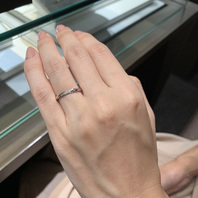 【アイプリモ(I-PRIMO)の口コミ】 指輪のつけ心地が良く、普段指輪をしない私でも違和感なく着けていられる…
