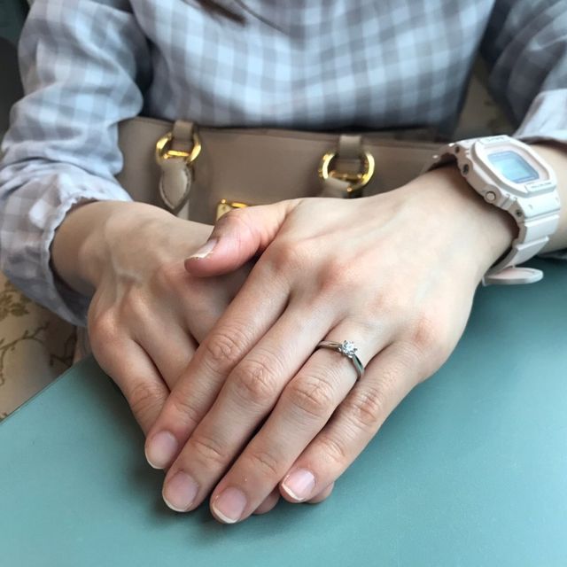 【エクセルコダイヤモンド(EXELCO DIAMOND)の口コミ】 昔から続く一石ダイヤでダイヤが主役のシンプルなデザインに憧れていまし…