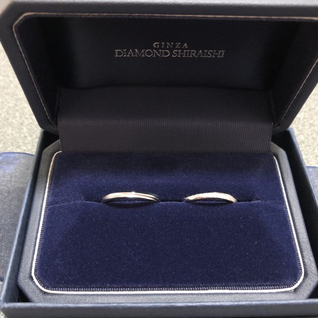 【銀座ダイヤモンドシライシの口コミ】 どの角度から見てもダイヤモンドが見えてとても綺麗でかわいい。派手すぎ…