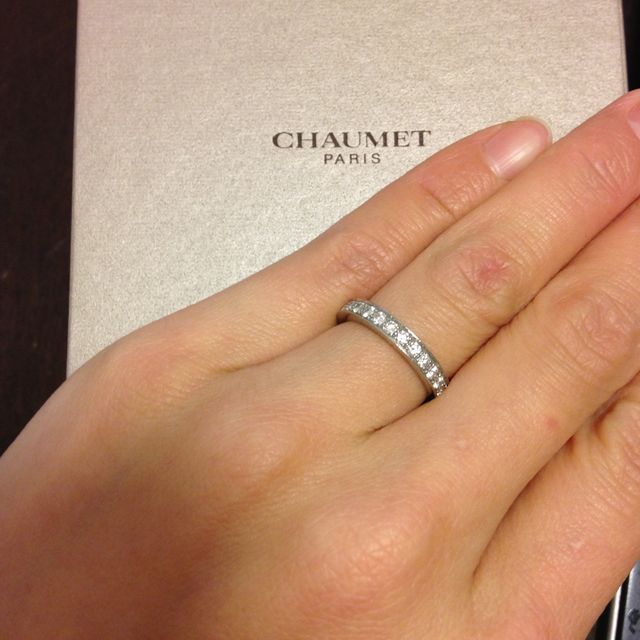 【ショーメ(CHAUMET)の口コミ】 4ブランド候補がありました。婚約指輪を買わなかったので結婚指輪はハイブ…