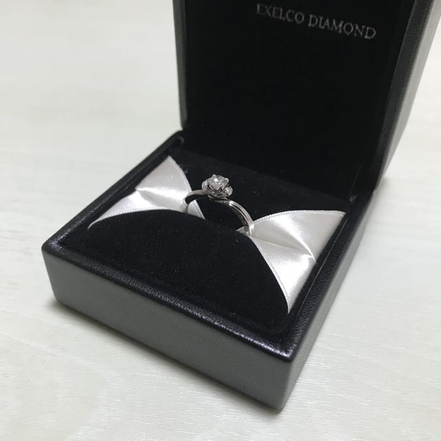 【エクセルコダイヤモンド(EXELCO DIAMOND)の口コミ】 指輪のデザインとお店の方の丁寧な説明、指輪に付けるダイヤモンドを真剣…