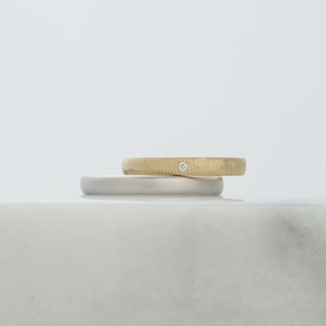 【THREE TREES(スリーツリーズ)の口コミ】 ブランド品に興味がなく、旦那はシルバーでシンプルに、私はゴールドで手…