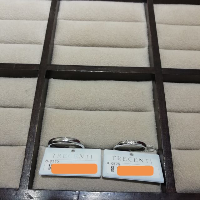 【TRECENTI(トレセンテ)の口コミ】 ストレートでシンプルな指輪を探していると伝えたらコッピアという指輪を…