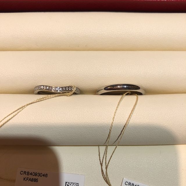 【カルティエ(Cartier)の口コミ】 バレリーナのハーフエタニティのデザインが一番気に入りました！このデザ…