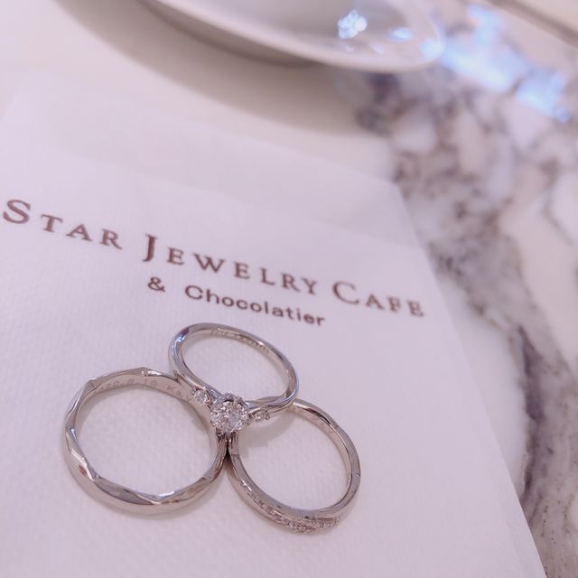 【STAR JEWELRY(スタージュエリー)の口コミ】 婚約指輪のブランド・スタージュエリーで、結婚指輪を揃えたかったことと…