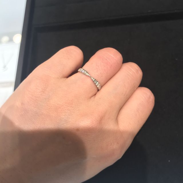 【ティファニー(Tiffany & Co.)の口コミ】 Tiffanyハーモニービーズセットダイヤモンドリングは事前にTiffanyのホー…