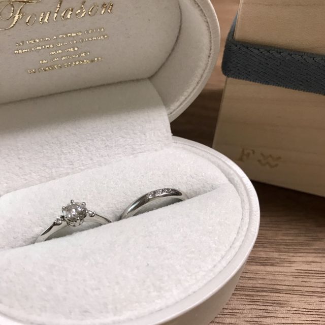 【Foulason(フレゾン)の口コミ】 4C、デザイン全てにおいて納得しました。ダイヤもハイブランドなら同価格…