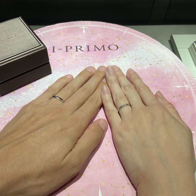 【アイプリモ(I-PRIMO)の口コミ】 たくさんある結婚指輪のデザインの中から、今回購入したデザインを選んだ…