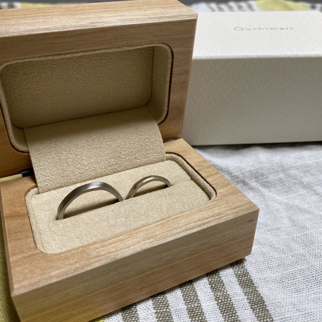 【uchimari(ウチマリ)の口コミ】 デザイン・テイスト：リングの形は、実際に指にはめ、しっくり来た柔らか5…