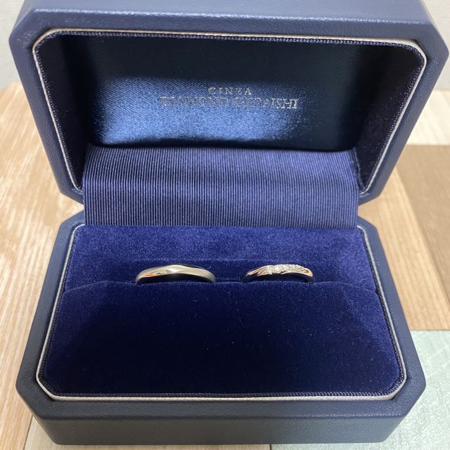 【銀座ダイヤモンドシライシの口コミ】 沢山試着させて頂きましたが、結局定員さんに希望の形等伝え最初に持って…