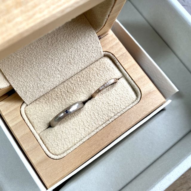 【uchimari(ウチマリ)の口コミ】 一生人生を共に歩んでいく指輪なので、世界で1つのものが作りたくて、手作…