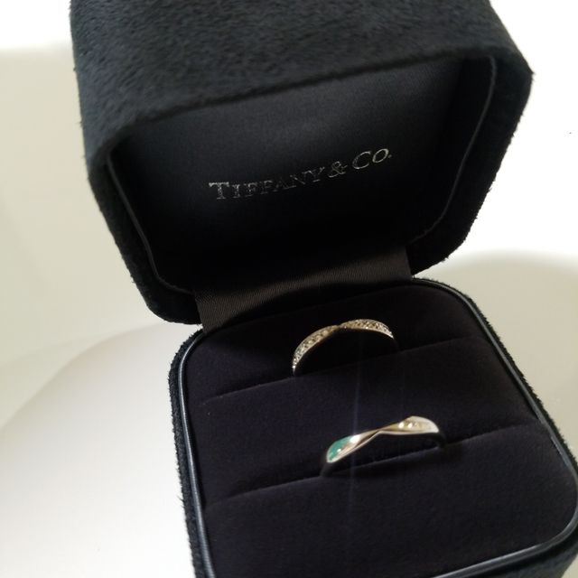 【ティファニー(Tiffany & Co.)の口コミ】 家事や仕事のの邪魔にならずに華やかさもあるハーフエタニティを希望して…