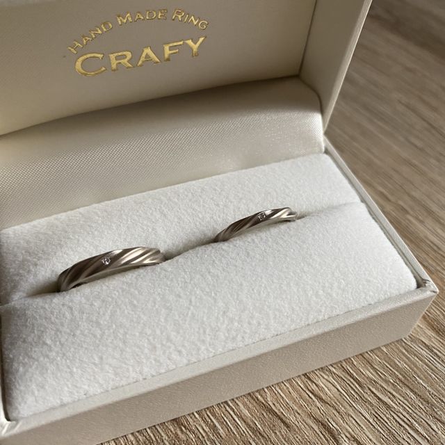 【CRAFY(クラフィ)の口コミ】 特にブランドにこだわりも無かった為、2人で手作り出来るところが良いかな…