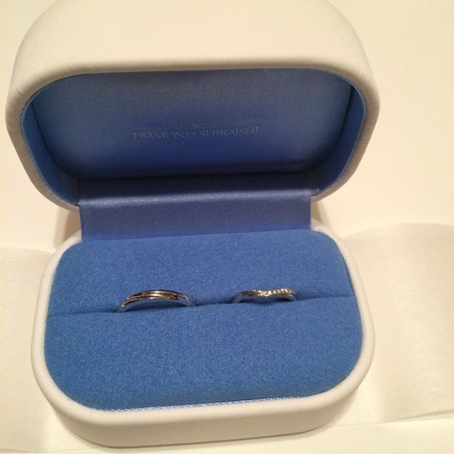 【銀座ダイヤモンドシライシの口コミ】 指輪をつけたときの指がきれいに見えるデザインを重視しました。接客業で…