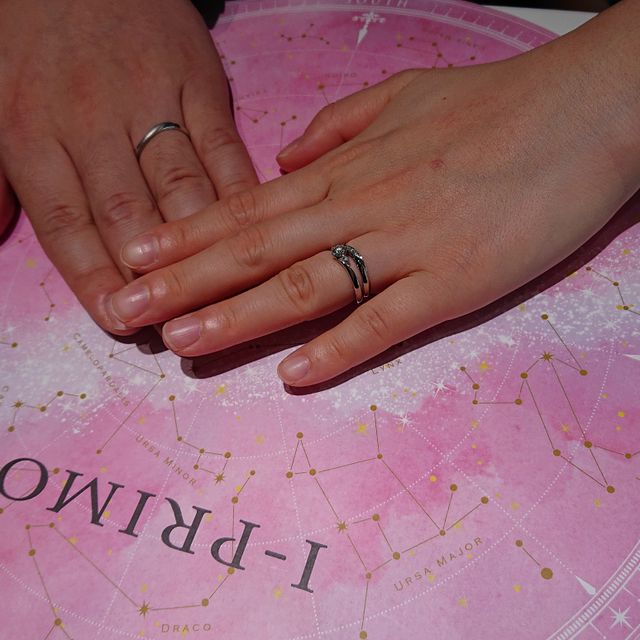 【アイプリモ(I-PRIMO)の口コミ】 今回私たちは、結婚指輪の〘ルキナ〙を購入しました。〘ルキナ〙のイメー…