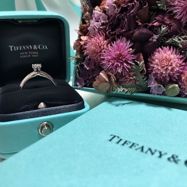 【ティファニー(Tiffany & Co.)の口コミ】 人気のブランドであることはもちろん、シンプルなデザインかつダイヤの美…