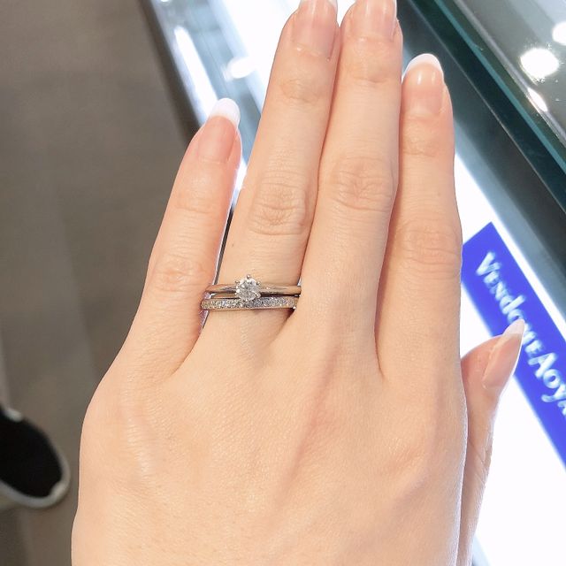 【ヴァンドーム青山(VENDOME AOYAMA)の口コミ】 ずっと前からここのブランドのこれにする！と思い描くデザインがありまし…