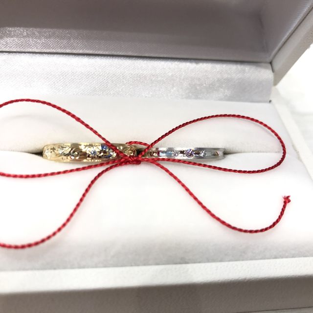 【Hamri(ハムリ)の口コミ】 婚約指輪でお世話になり、結婚指輪の制作もこちらにお願いすることとなり…