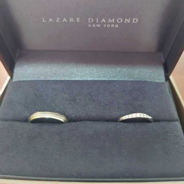 【ラザール ダイヤモンド(LAZARE DIAMOND)の口コミ】 婚約指輪がラザールダイヤモンドのダイヤモンドの輝きの美しさで選んだの…