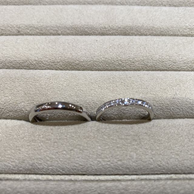 【TRECENTI(トレセンテ)の口コミ】 普通のエタニティリングというよりかは、一捻りしたものが欲しかったので…