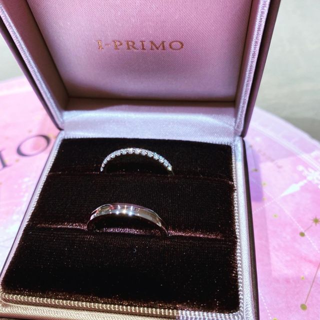 【アイプリモ(I-PRIMO)の口コミ】 キラキラしたリングが欲しかったので
ダイヤがたくさんのこちらのリングに…