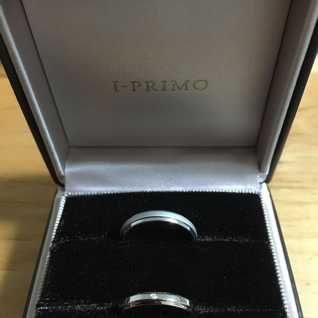 【アイプリモ(I-PRIMO)の口コミ】 普通のリングだけの物よりも、デザインがよく、素材もプラチナで、ダイヤ…