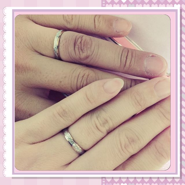 【SIND BAD(シンドバット)の口コミ】 一般的な結婚指輪ではなく、お互いに納得のいくデザインにしました。プラ…