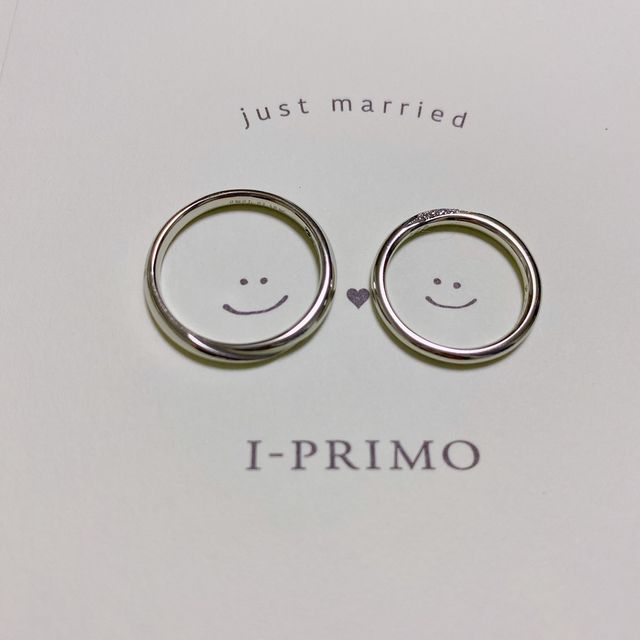 【アイプリモ(I-PRIMO)の口コミ】 メンズの指輪は力強く、レディースの指輪はしなやかで、とても指に馴染む…