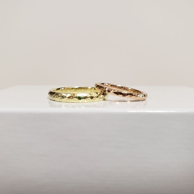 【CRAFY(クラフィ)の口コミ】 既製品やブランド品に、二人ともあまり興味がなく、指輪を手作りでできる…