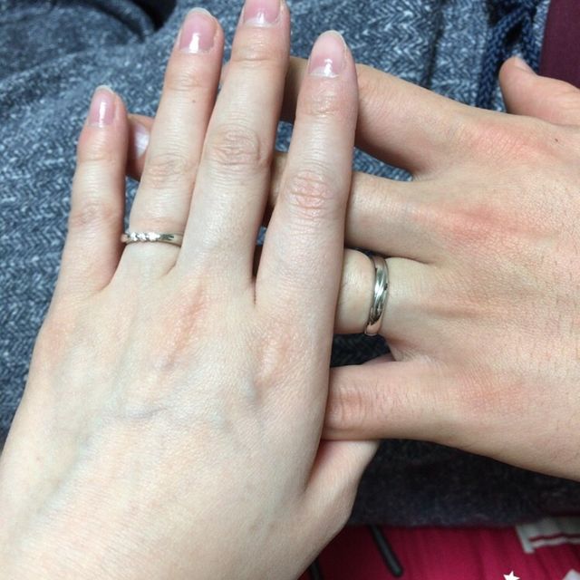 【JEWELRY  KAMATA(ジュエリーかまた)の口コミ】 他のお店を見ても、片方が気に入っても片方が気にいらなく、お互いになか…