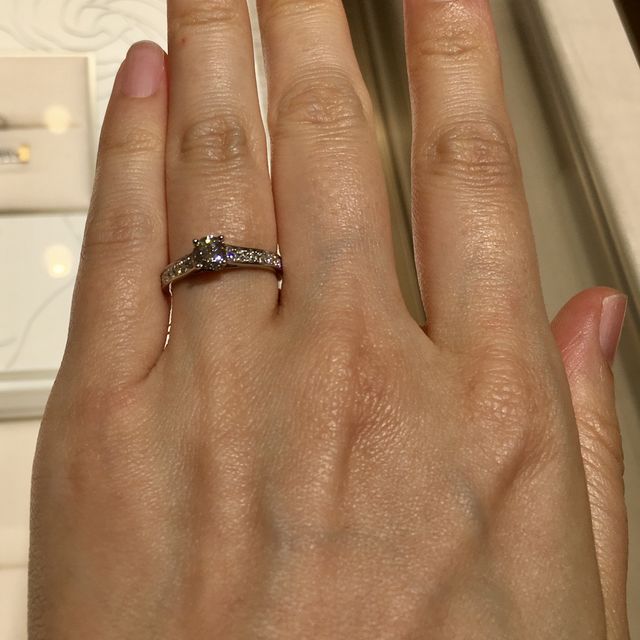 【カルティエ(Cartier)の口コミ】 ホームページで事前にチェックしていた1895 ソリテール リングです。リン…