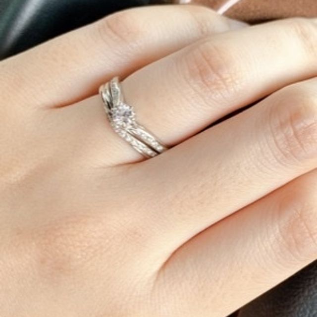 【銀座ダイヤモンドシライシの口コミ】 たくさんのお店を回りましたが、デザインと着け心地がどちらもしっくり来…