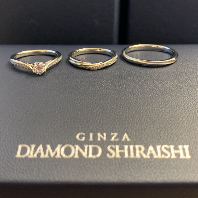【銀座ダイヤモンドシライシの口コミ】 たくさんのお店を回りましたが、デザインと着け心地がどちらもしっくり来…