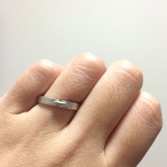 【ショーメ(CHAUMET)の口コミ】 結婚指輪自体はこだわりはなかったのですが、シンプルで細身のものを希望…
