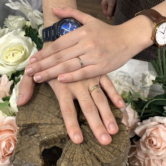 【Hamri(ハムリ)の口コミ】 私の好みであるゴールドとシルバーのコンビネーションと妻の好みであるハ…