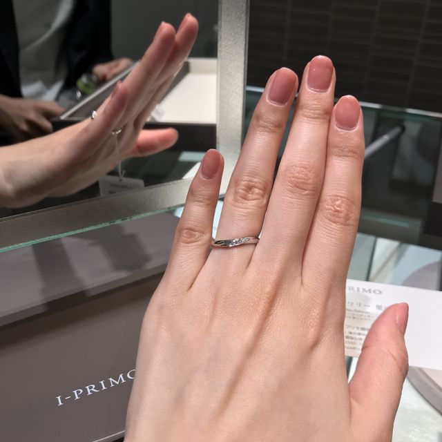 【アイプリモ(I-PRIMO)の口コミ】 何点か見せて頂き、指の形として、ウェーブが似合うこと、ルキナはウェー…
