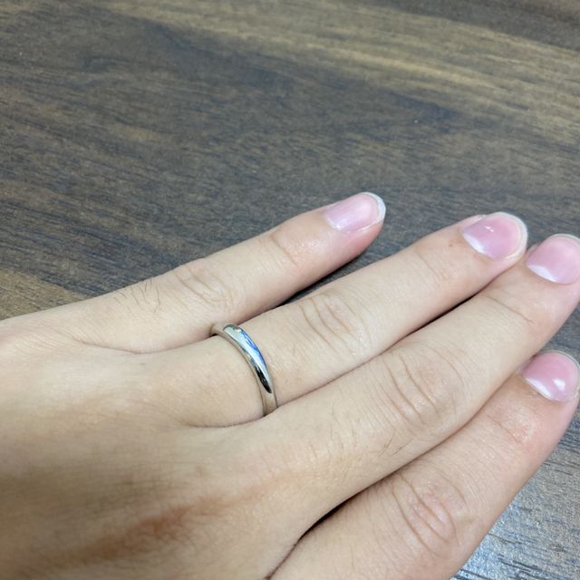 【4℃ BRIDAL(ヨンドシーブライダル)の口コミ】 ウェーブ型で探していたので3ブランドほど探しましたが、ここのが一番スッ…