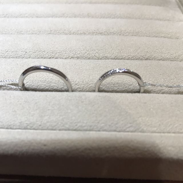 【TRECENTI(トレセンテ)の口コミ】 シンプルなストレートタイプは指が太く見えるんじゃないかと思っていまし…