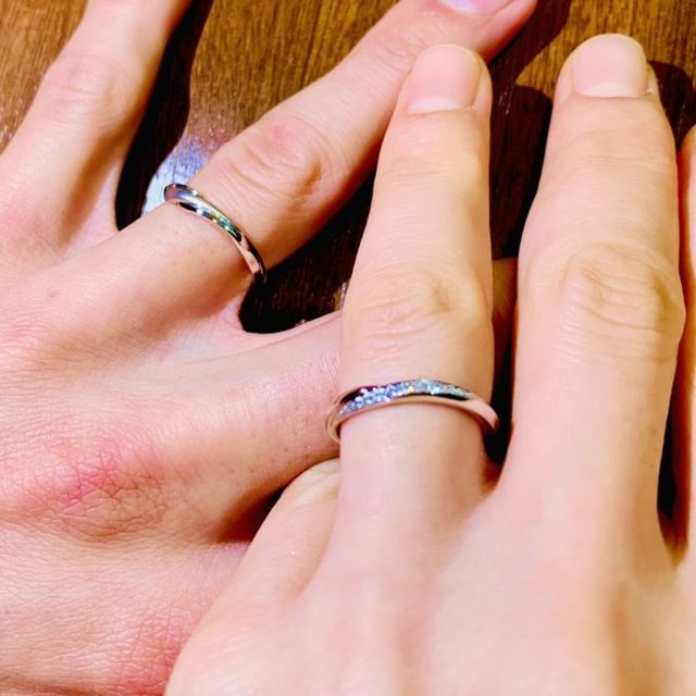 【銀座ダイヤモンドシライシの口コミ】 色々なお店で相談、試着をしました。最後に行ったのがダイヤモンドシライ…