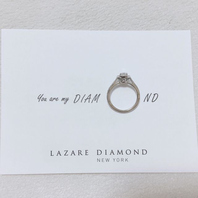 【ラザール ダイヤモンド(LAZARE DIAMOND)の口コミ】 当初はシンプルで華奢な指輪で探していました。決して安い買い物では無い…