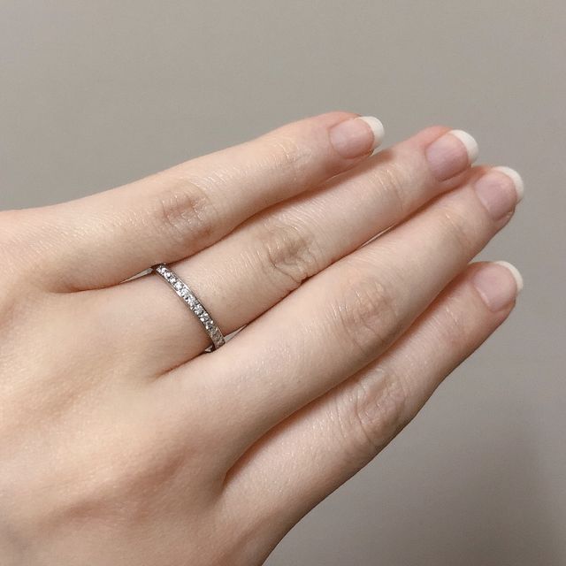 【エクセルコダイヤモンド(EXELCO DIAMOND)の口コミ】 最初は指輪の知識が全くない状態でしたが、普段使いできる婚約指輪を探し…