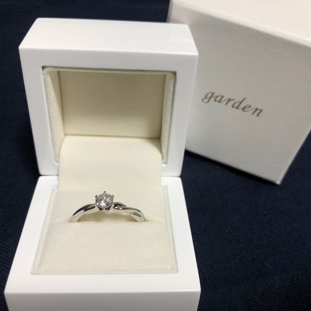 【garden(ガーデン)の口コミ】 ダイヤモンドの値段は不明ですが、枠代は　まだお安めな方だったかと思い…
