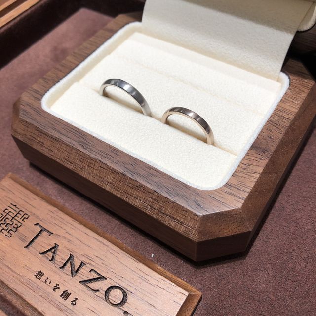【TANZO.(鍛造指輪)の口コミ】 長く使うものなので丈夫な鍛造製法であること、自分好みのデザインで世界…