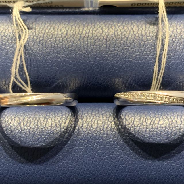 【銀座ダイヤモンドシライシの口コミ】 関節が目立つ指なので、ある程度リングに太さがあるもので探していました…