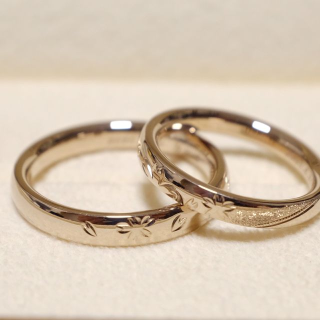 【TANZO.(鍛造指輪)の口コミ】 鋳造ではなく、１つ１つ職人の手で作られており世界に１つだけの指輪を作…