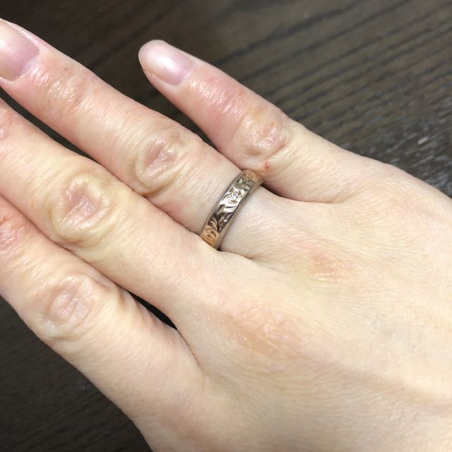 【Makana(マカナ)の口コミ】 ハワイアンジュエリーの指輪にするのは、決めていましたが、デザインや太…