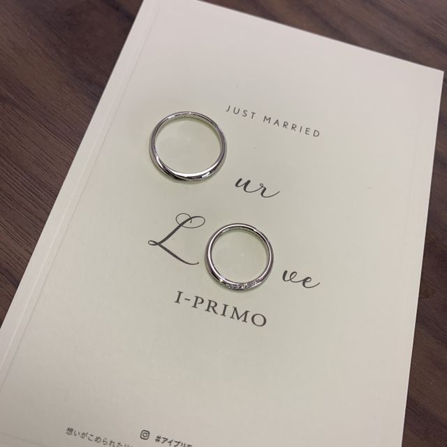 【アイプリモ(I-PRIMO)の口コミ】 2020年アニバーサリーリングで、かつどこの店舗にもなさそうな素敵なデザ…