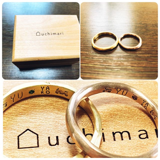 【uchimari(ウチマリ)の口コミ】 手作りできる。手作り感が可愛い、ナチュラルな感じの指輪。
誰ともかぶら…