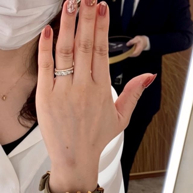 【ショーメ(CHAUMET)の口コミ】 エターナルドゥショーメやジョセフィーヌ等のダイヤがぐるっと入ったデザ…